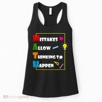 Math Mistakes Allow Thinking To Happen Women's Tank Top thumb 0