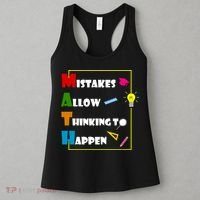 Math Mistakes Allow Thinking To Happen Women's Tank Top thumb 3