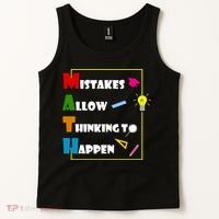 Math Mistakes Allow Thinking To Happen Tank Top thumb 2