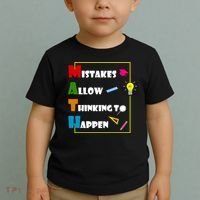 Math Mistakes Allow Thinking To Happen Toddler T-Shirt thumb 2