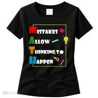 Math Mistakes Allow Thinking To Happen Women's T-Shirt thumb 0