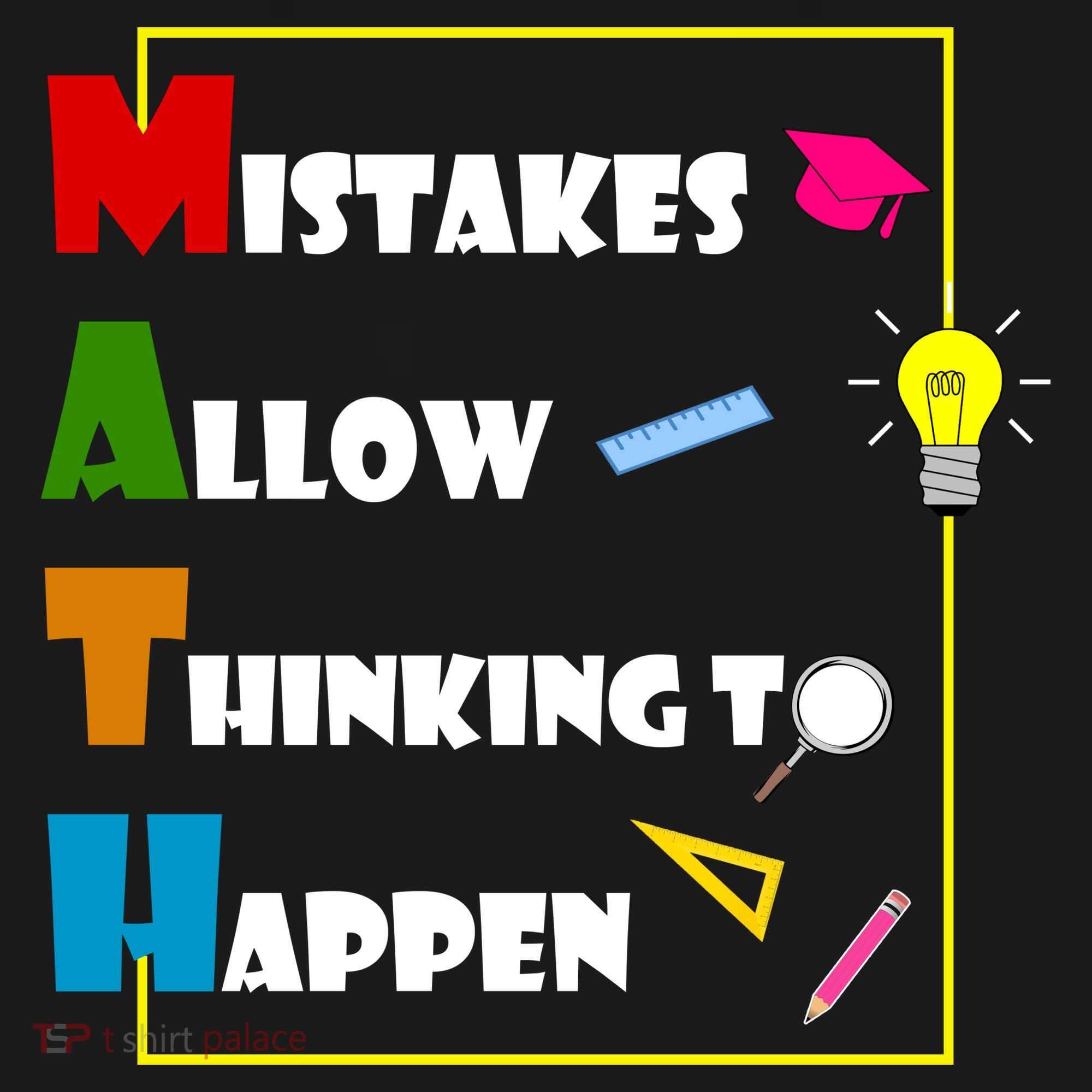 Math Mistakes Allow Thinking To Happen Kids Long Sleeve Shirt