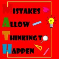 Math Mistakes Allow Thinking To Happen Santa Hat thumb 1