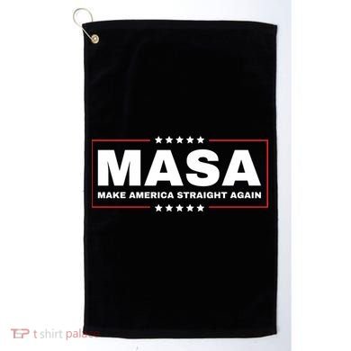 MASA Make America Straight Again Golf Towel