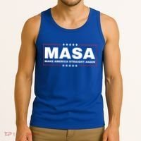 MASA Make America Straight Again Tank Top thumb 3