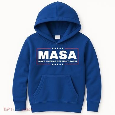 MASA Make America Straight Again Kids Hoodie