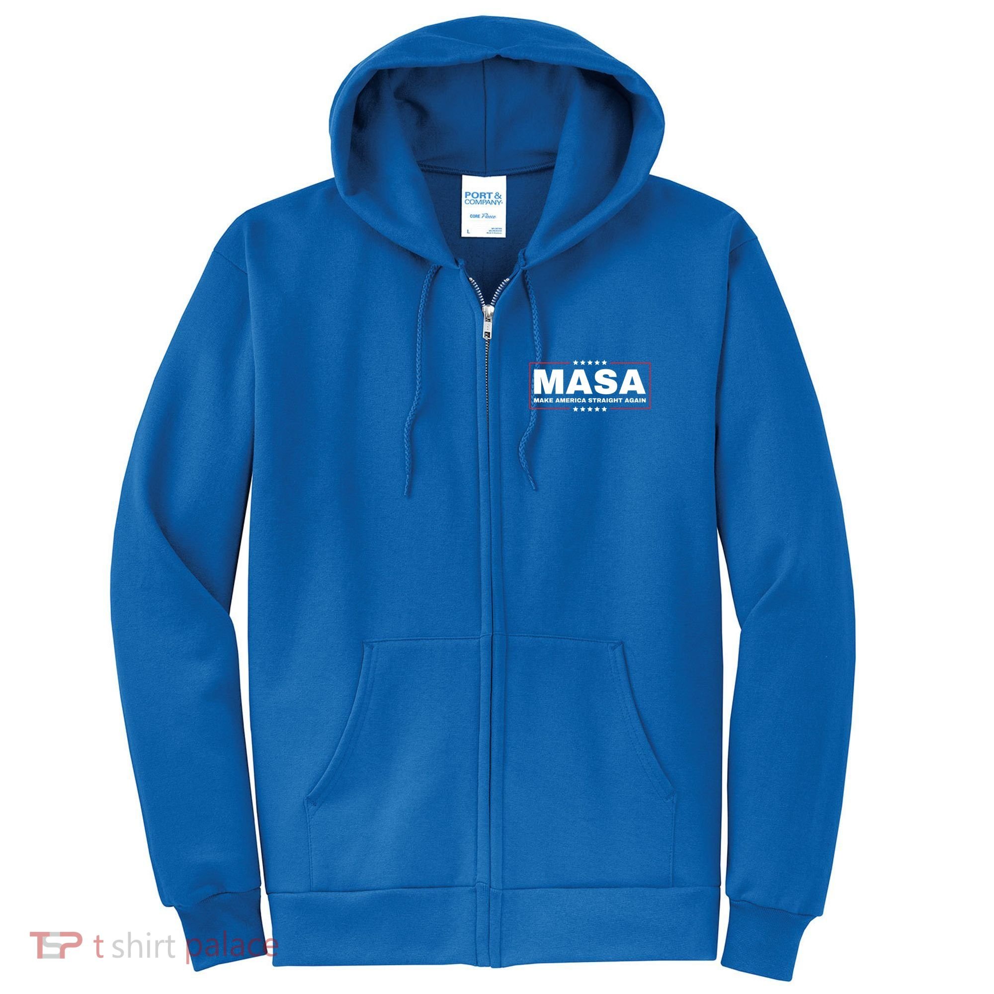 MASA Make America Straight Again Full Zip Hoodie