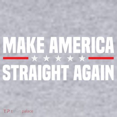 MASA Make America Straight Again Women's Racerback Cropped Tank