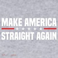 MASA Make America Straight Again Women's Racerback Cropped Tank thumb 2
