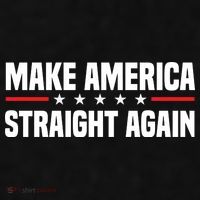 MASA Make America Straight Again Ladies PosiCharge Tri-Blend Wicking Tank thumb 2