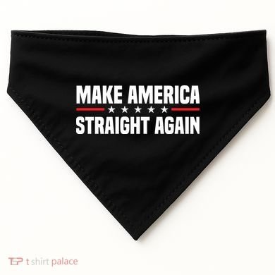 MASA Make America Straight Again USA-Made Doggie Bandana