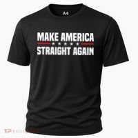 MASA Make America Straight Again Cooling Performance Crew T-Shirt thumb 0