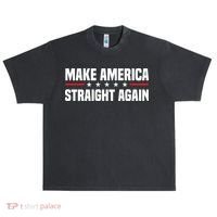 MASA Make America Straight Again Urban Oversized Heavyweight T-Shirt thumb 0