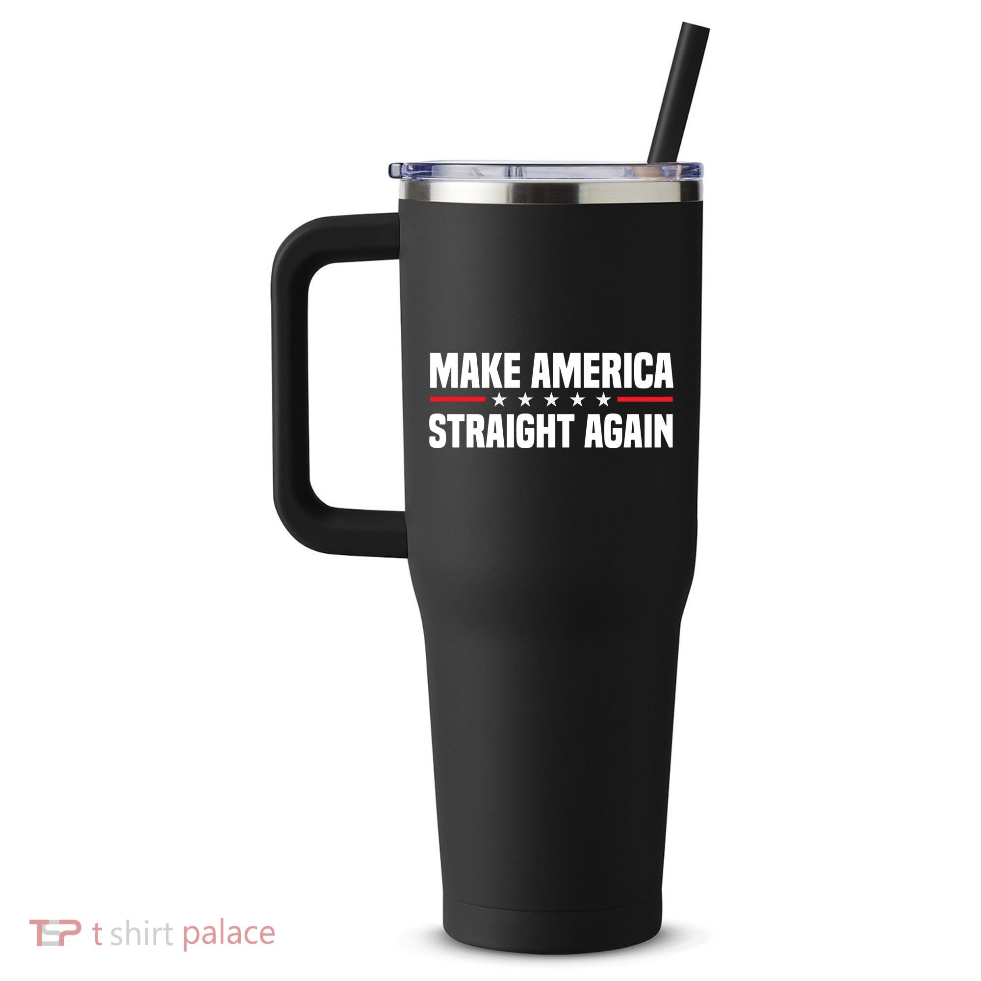 MASA Make America Straight Again 40oz Vacuum Insulated Stainless Steel Travel Tumbler