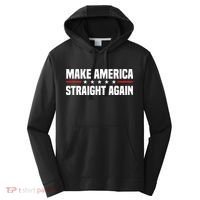 MASA Make America Straight Again Performance Fleece Hoodie thumb 0
