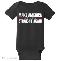 MASA Make America Straight Again Baby Bodysuit thumb 0