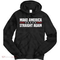 MASA Make America Straight Again Tie Dye Hoodie thumb 0