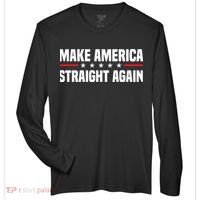 MASA Make America Straight Again Zone Performance Long-Sleeve T-Shirt thumb 0