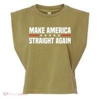 MASA Make America Straight Again Garment-Dyed Women's Muscle Tee thumb 0