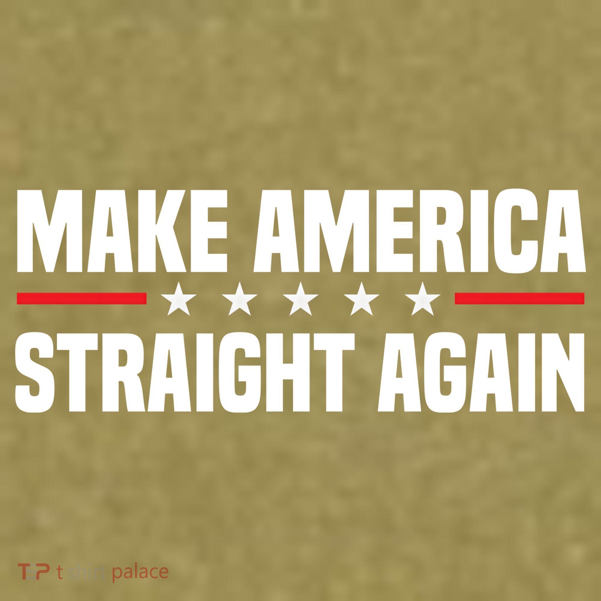 MASA Make America Straight Again Garment-Dyed Women's Muscle Tee