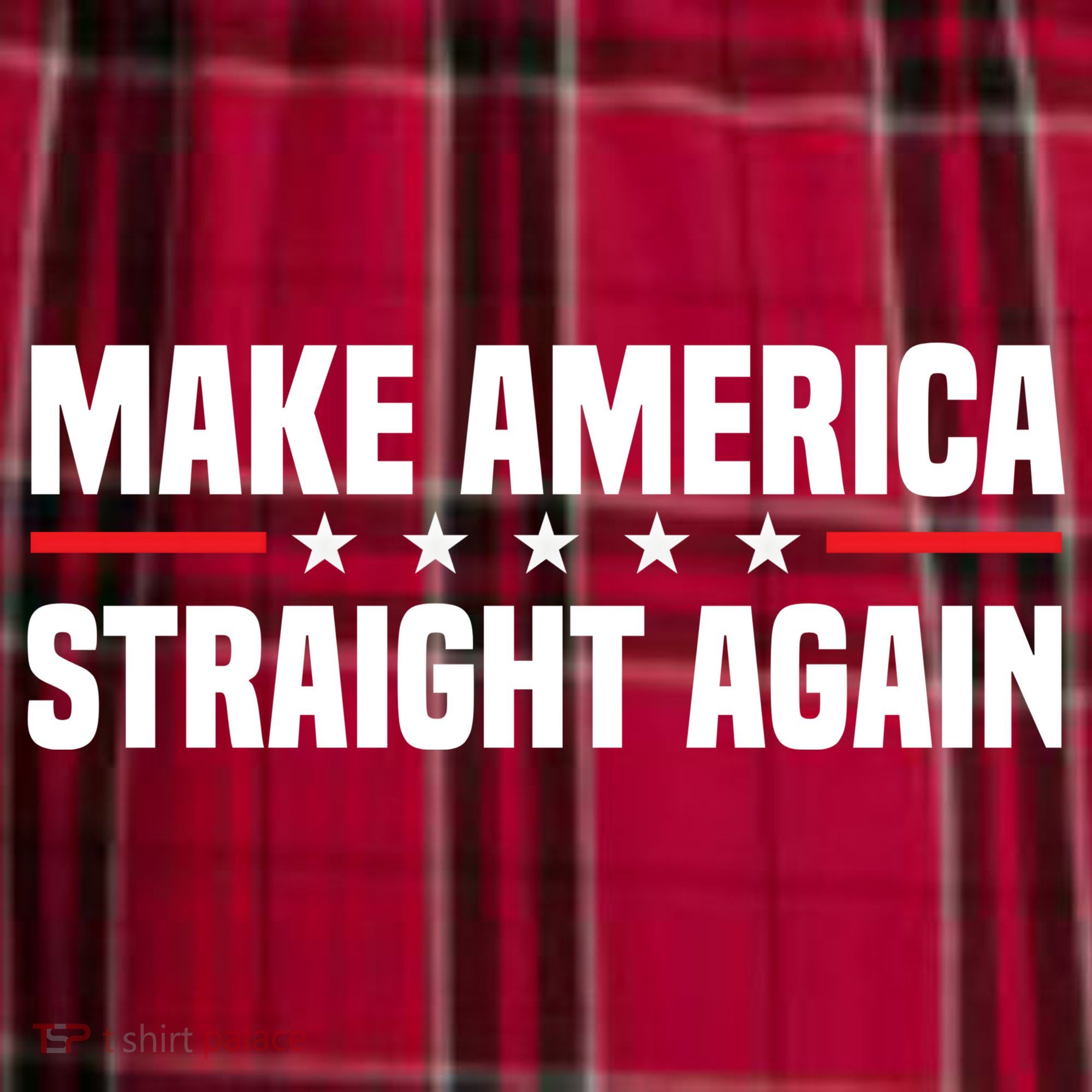 MASA Make America Straight Again Men's Flannel Plaid Pajama Pants