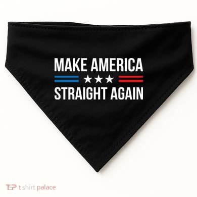 MASA Make America Straight Again USA-Made Doggie Bandana