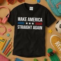 MASA Make America Straight Again Kids T-Shirt thumb 3