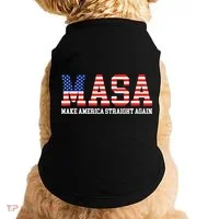 MASA Make America Straight Again Doggie Tank thumb 0