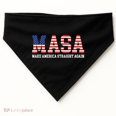 MASA Make America Straight Again USA-Made Doggie Bandana