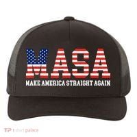 MASA Make America Straight Again Yupoong Adult 5-Panel Trucker Hat thumb 0