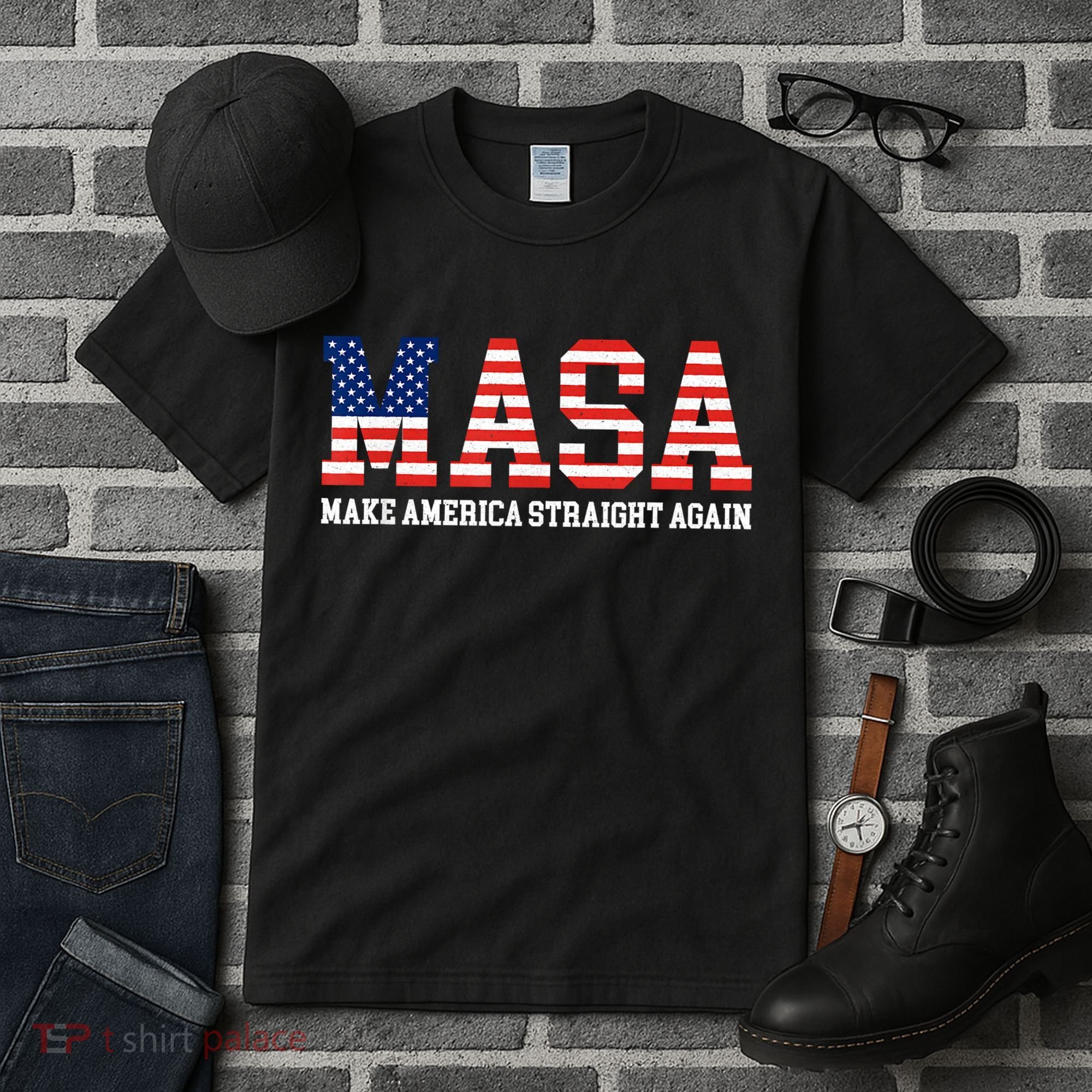 MASA Make America Straight Again Tall T-Shirt