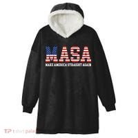 MASA Make America Straight Again Hooded Wearable Blanket thumb 0