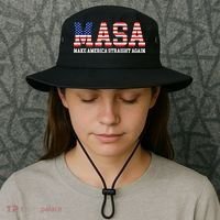 MASA Make America Straight Again Bucket Hat thumb 3