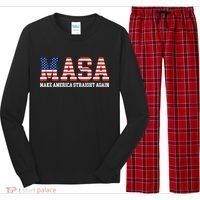 MASA Make America Straight Again Long Sleeve Pajama Set thumb 0