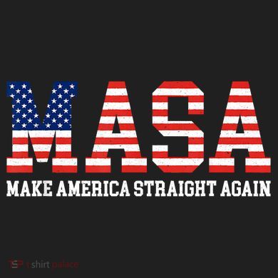 MASA Make America Straight Again Urban Oversized Heavyweight T-Shirt