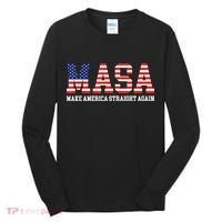 MASA Make America Straight Again Tall Long Sleeve Shirt thumb 0
