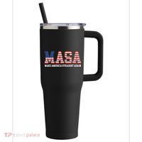 MASA Make America Straight Again 40oz Vacuum Insulated Stainless Steel Travel Tumbler thumb 0