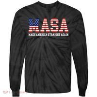 MASA Make America Straight Again Tie-Dye Long Sleeve Shirt thumb 0
