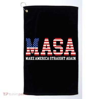 MASA Make America Straight Again Golf Towel