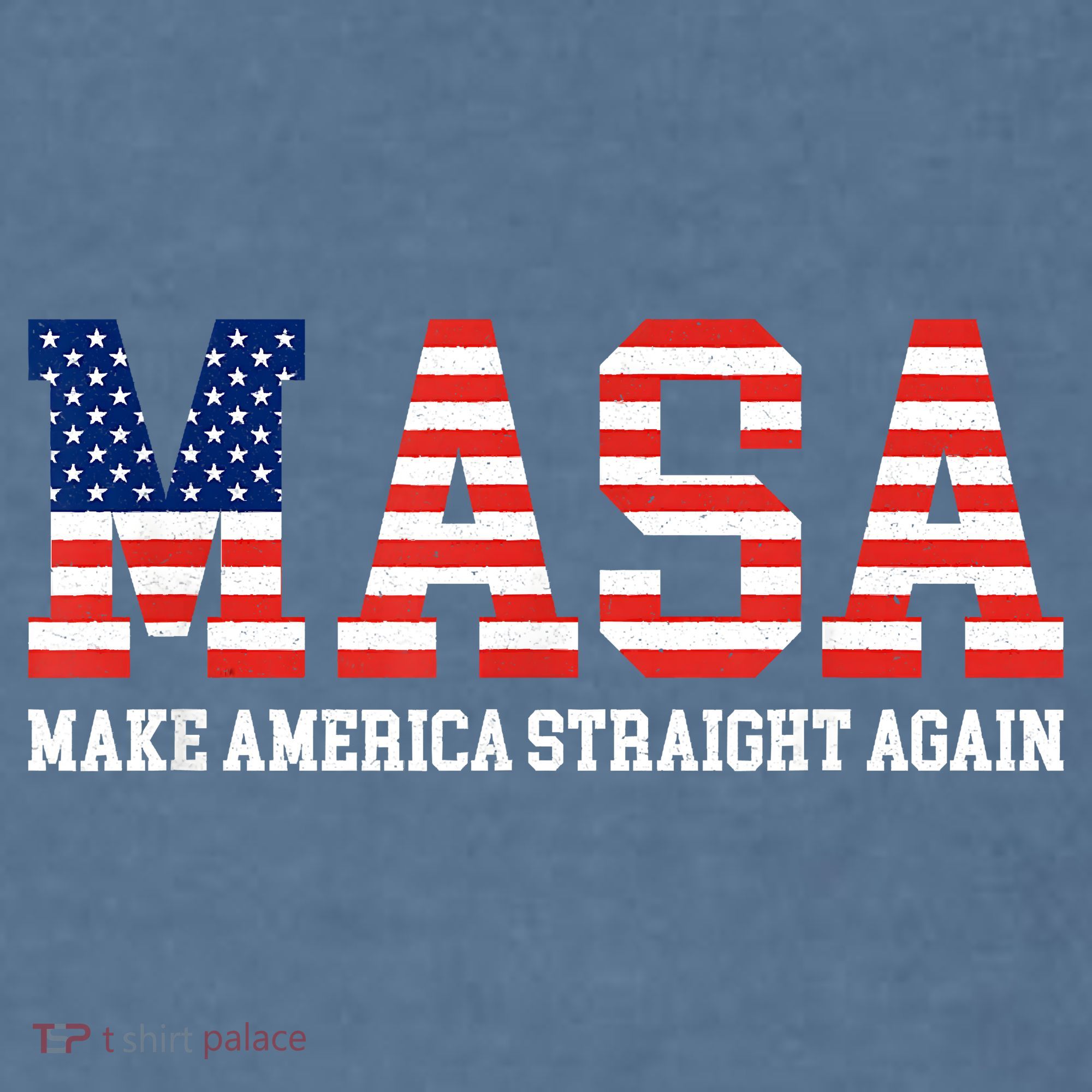 MASA Make America Straight Again Comfort Colors Heavyweight Long Sleeve T-Shirt