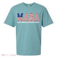 MASA Make America Straight Again Sueded Cloud Jersey T-Shirt thumb 0
