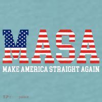 MASA Make America Straight Again Sueded Cloud Jersey T-Shirt thumb 2