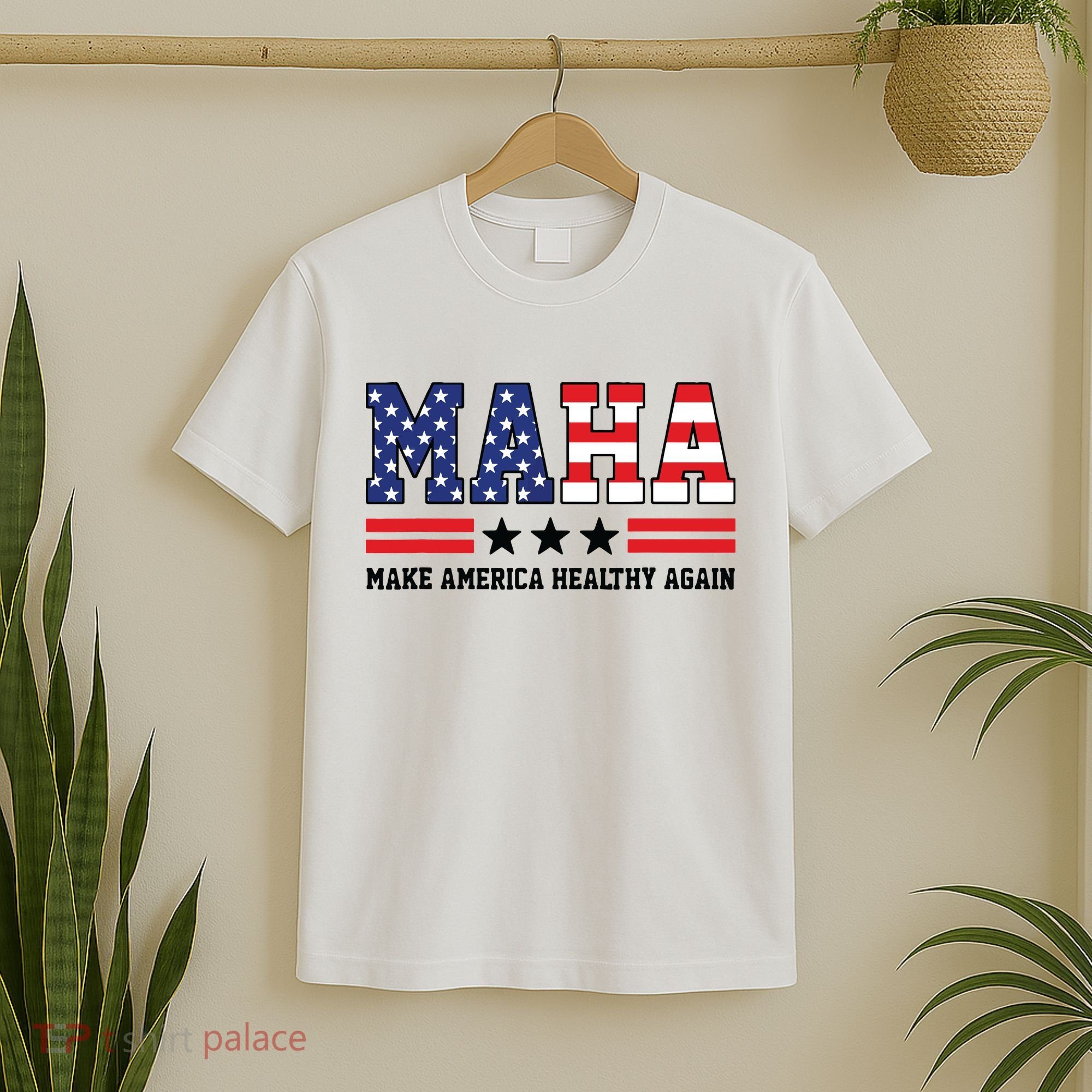 Maha Make America Healthy Again Us Patriotic T-Shirt