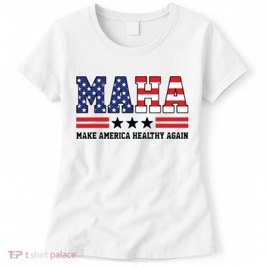 Maha Make America Healthy Again Us Patriotic Women's T-Shirt