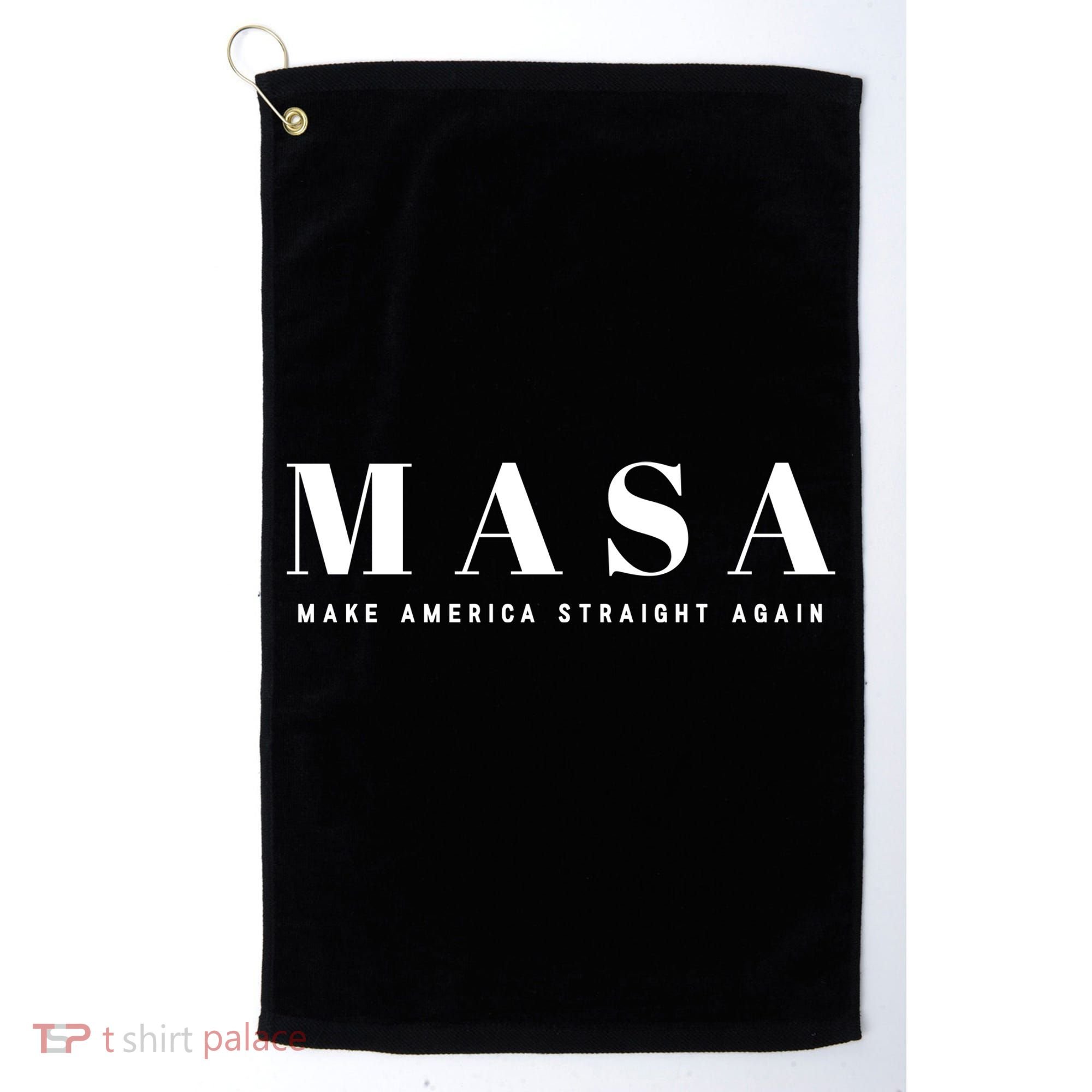 MASA Make America Straight Again Golf Towel