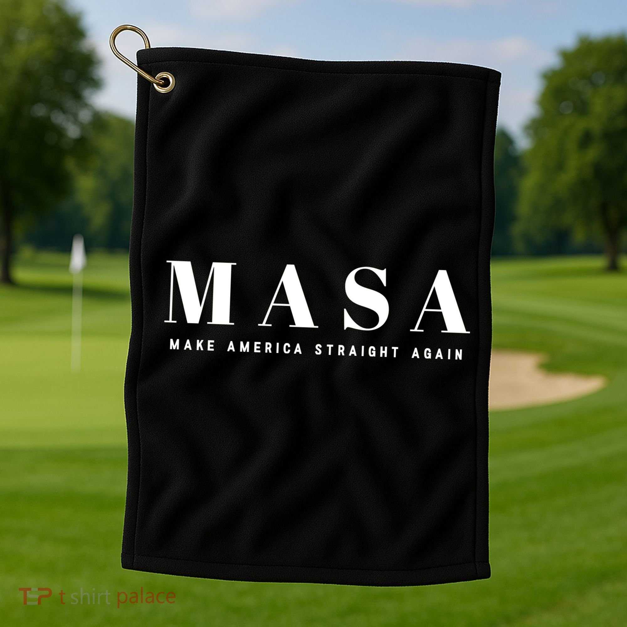 MASA Make America Straight Again Golf Towel