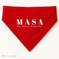 MASA Make America Straight Again USA-Made Doggie Bandana thumb 0