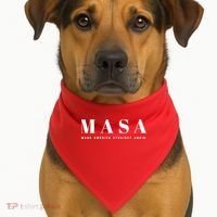 MASA Make America Straight Again USA-Made Doggie Bandana thumb 1