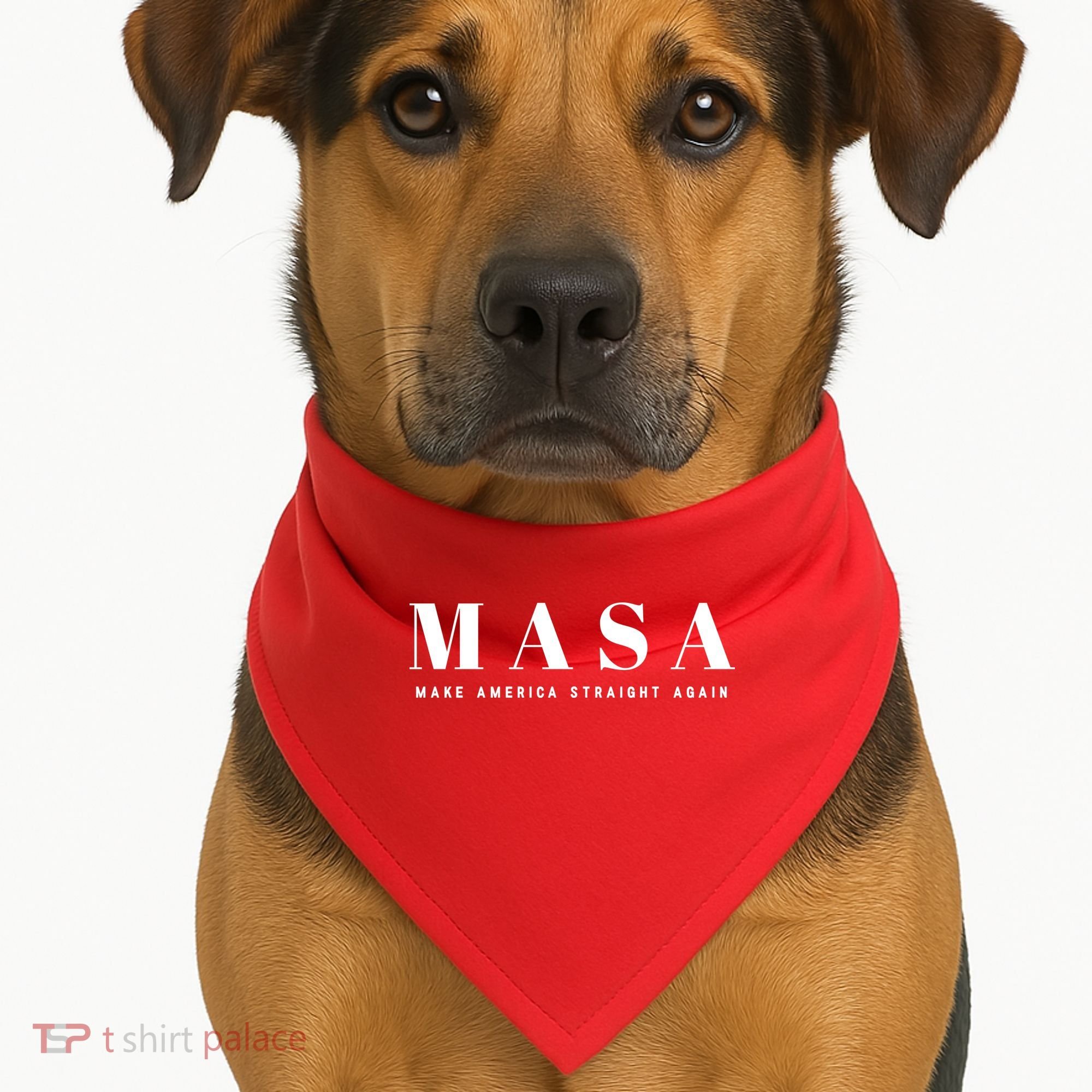 MASA Make America Straight Again USA-Made Doggie Bandana