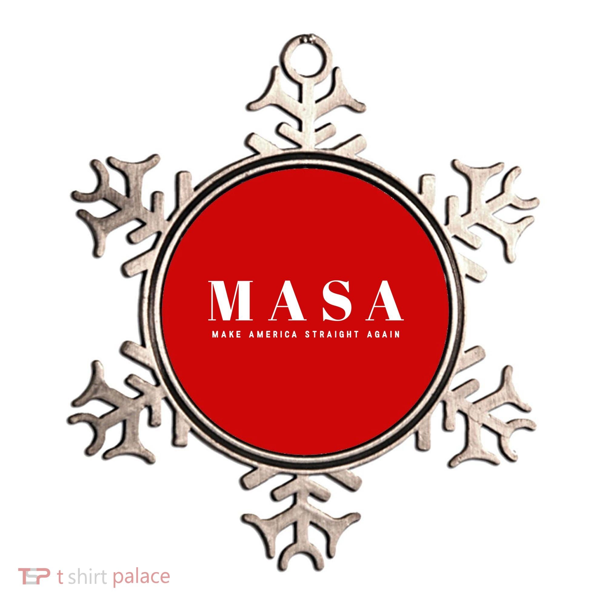 MASA Make America Straight Again Ornament